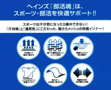 最大2000円offクーポンあり■肌着 ヘインズ 部活魂 半袖 2枚セット 3L 4L 大きいサイズ メンズ クルーネック 吸汗速乾 ドライ メッシュ ホワイト 白無地 Hanes アンダーシャツ tシャツ インナー 大きいサイズメンズ肌着のサカゼン