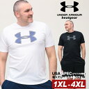 A_[A[}[ USAKi  TVc 傫TCY Y heatgear LOOSE N[lbN BIG LOGO SS X|[c zCg ubN 1XL 2XL 3XL 4XL UNDER ARMOUR