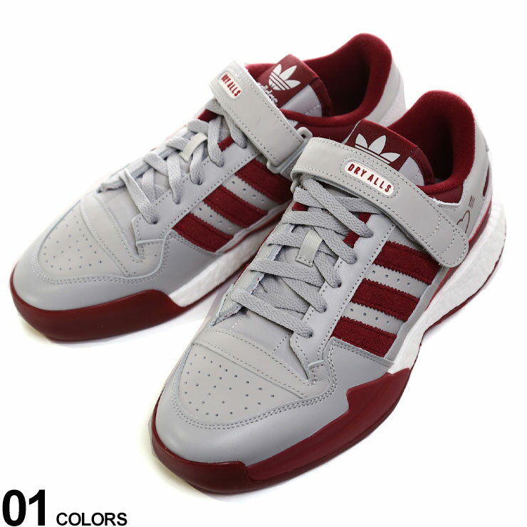最大2000円offクーポン配布中■adidas Originals by HUMAN MADE (アディダスオリジナルス×ヒューマンメイド) レザー スリーライン ローカットスニーカー FORUM LOW HMブランド メンズ 男性 シューズ 靴 スニーカー ローカット ADS42977