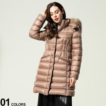 MONCLER (モンクレール) ファーフード 取り外し フルジップ ロング ダウンコート HERMIFURブランド レディース アウター ジャケット ロング ダウン ファー フード ロング 秋 冬 防寒 MCLHERMIFUR0