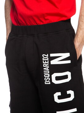 DSQUARED2 (ディースクエアード) 裏起毛 ICONプリント スウェット ショートパンツ ブランド メンズ 男性 ボトムス スウェットパンツ ショーツ D2MU0029S25516