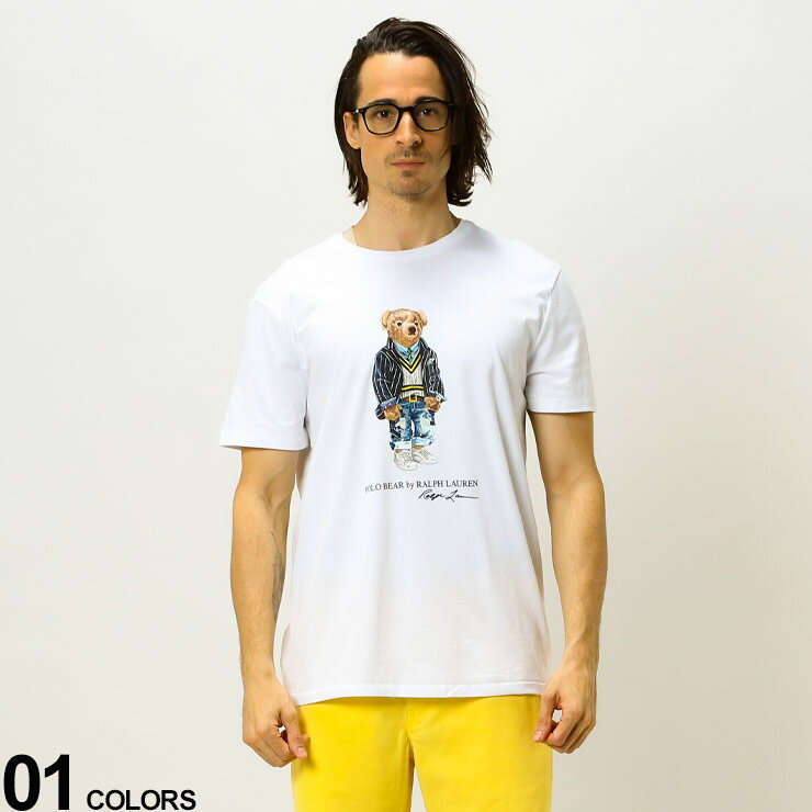 POLO RALPH LAUREN (ポロ ラルフ ローレン) BEARプリント クルーネック 半袖 Tシャツ ブランド メンズ 男性 トップス Tシャツ 半袖 シャツ RL710853310