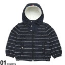 MONCLER モンクレール フード ミニロゴ フルジップ ライトダウン ジャケット BERGO ブランド キッズ 子供服 アウター ジャケット ブルゾン ダウン MCK1A00017595RF