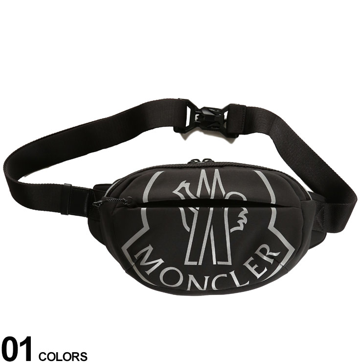 MONCLER (モンクレール) BIGロゴ ベルトバッグ Cutブランド メンズ 男性 バッグ 鞄 ボディバッグ ウエストポーチ MC5M00005M1574のサムネイル