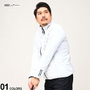 【10%OFFクーポン対象】エドウィン ゴルフ ジャケット ストレッチ キルト ブルゾン スポーツ ホワイト 2L 3L 4L EDWIN GOLF エドウイン 大きいサイズ メンズ サカゼン EDG508-0018