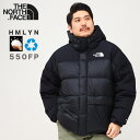 ノースフェイス ダウンパーカー 大きいサイズ メンズ ロゴ刺繍 フルジップ HMLYN DOWN PARKA ジャケット ブルゾン ブラック 1XL 2XL THE NORTH FACE