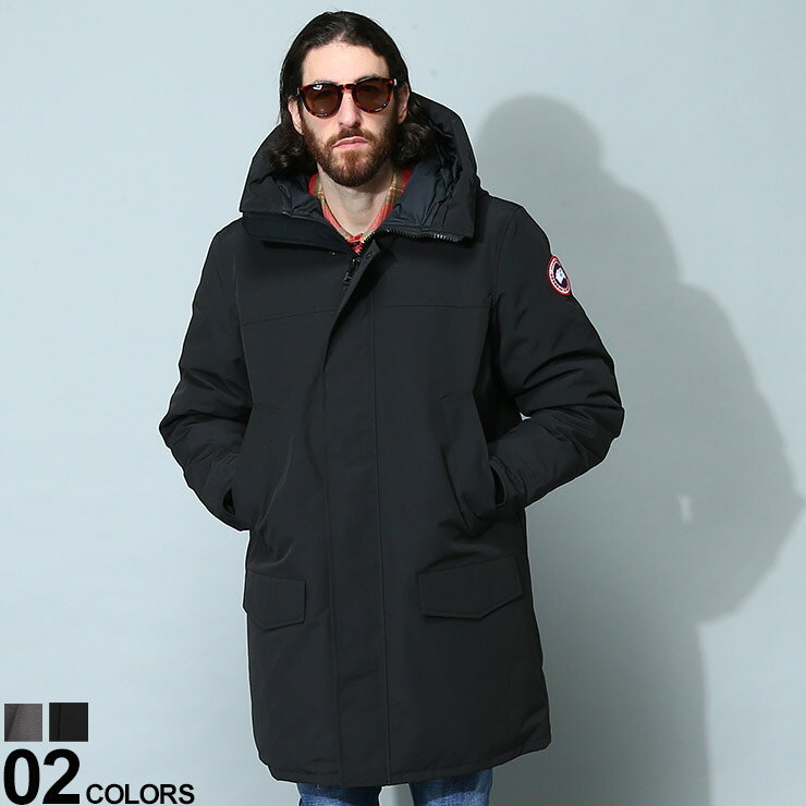 カナダグース ダウンジャケット メンズ CANADA GOOSE カナダグース フード フルジップ ダウンジャケット Langford Parka ブランド メンズ 男性 アウター ジャケット ブルゾン ダウン CG2052M