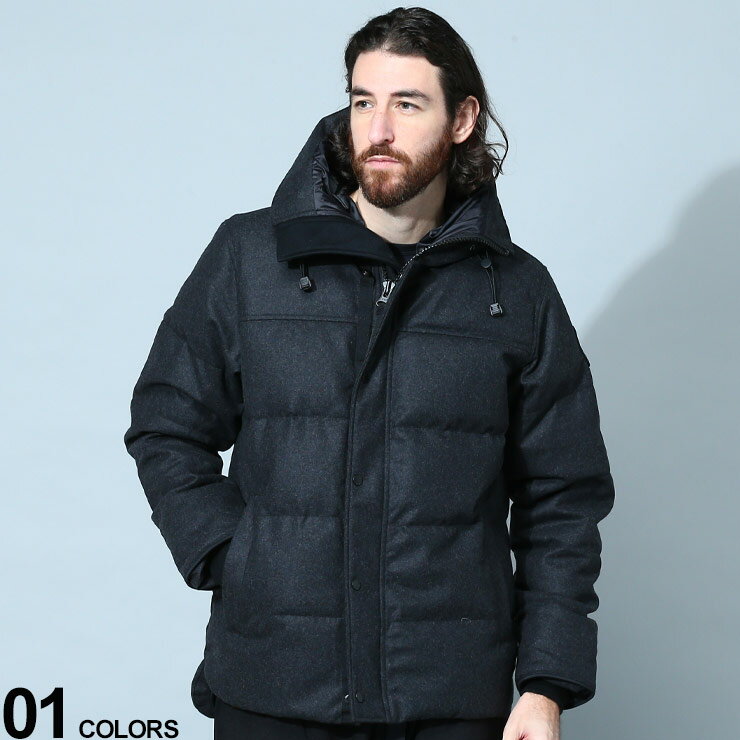 カナダグース ダウンジャケット メンズ CANADA GOOSE カナダグース ウール フルジップ ダウンジャケット MacMillan Parka Wool ブランド メンズ 男性 アウター ジャケット ブルゾン ダウン CG3804M1