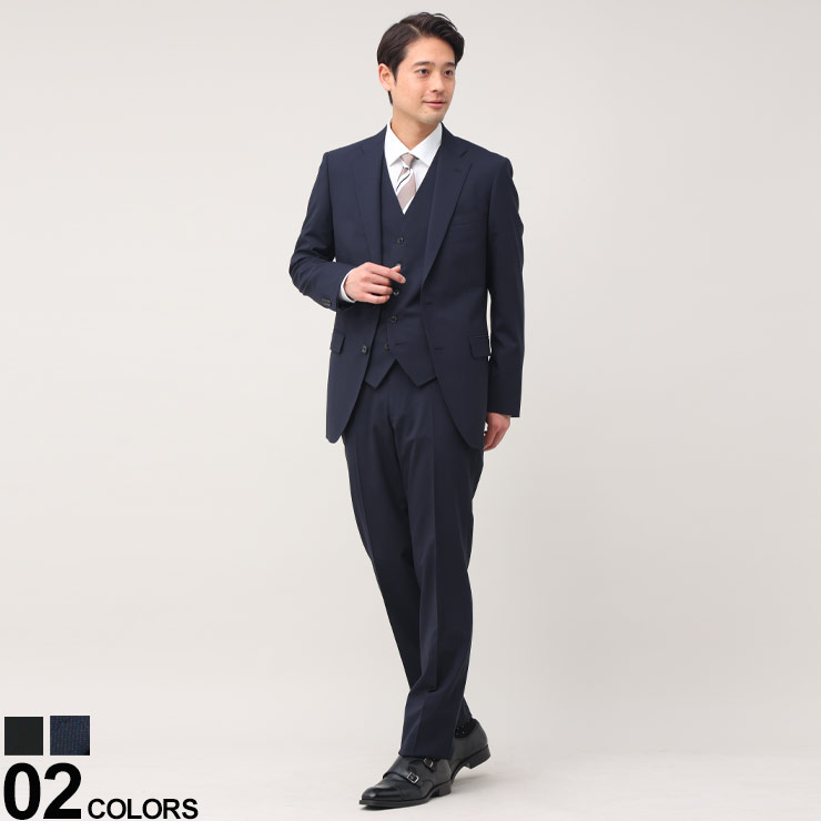 SARTORIA DEL G サルトリアデルジー 組み合わせ×スーツ リバーシブル ベスト付き シングル ツーパンツ スーツ メンズ ビジネス 紳士 スーツ スリーピース ベスト 2本パンツ 5123122NT