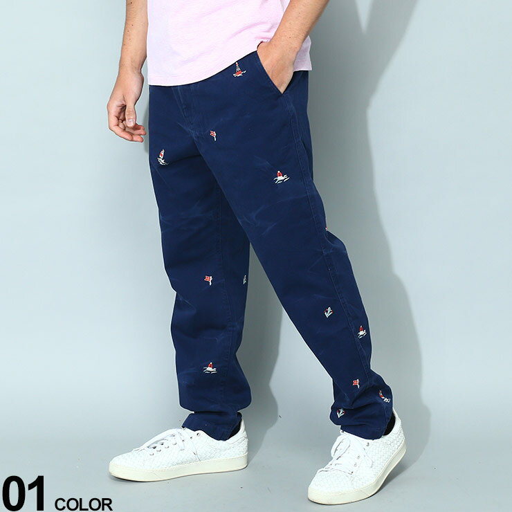 POLO RALPH LAUREN ポロラルフローレン 綿100% 総柄 カジュアルパンツ ブランド メンズ 男性 ボトムス パンツ ロングパンツ RL710900061