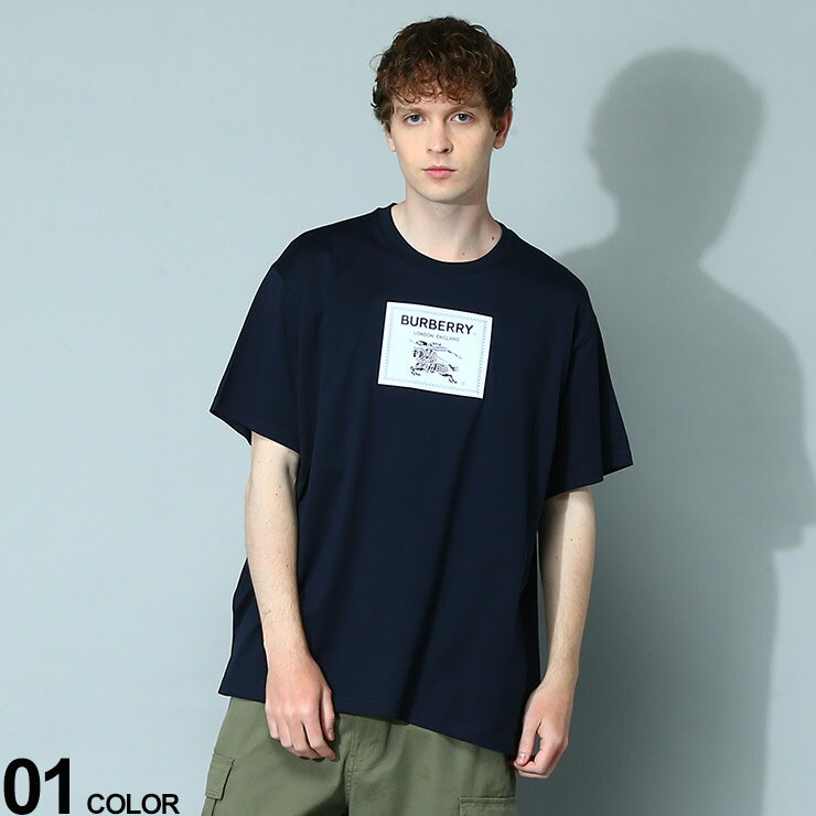 BURBERRY バーバリー プローサムラベル コットン 半袖 Tシャツ ブランド メンズ 男性 トップス Tシャツ 半袖 シャツ BB8068801