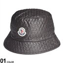 モンクレール 帽子 メンズ MONCLER モンクレール ダイヤキルト バケットハット ブランド レディース ハット 帽子 キルティング ツバ MCL3B00027788K4