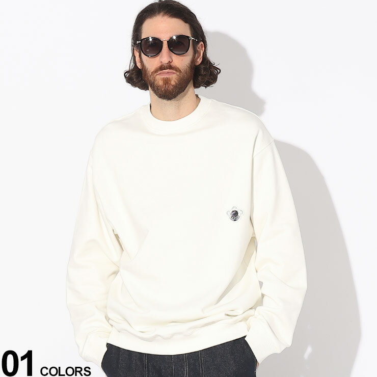 OAMC オーエーエムシー 裏起毛 クルーネック トレーナー WORLD CREWNECK ブランド メンズ 男性 トップス プルオーバー スウェット 長袖 OA23A28OAJ17