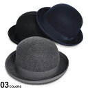 エントリーでさらにポイント 4倍 ボーラーハット 大きいサイズ メンズ リボン FORK BOWLER HAT XL 帽子 中折れハット グレー ブラック ネイビー Sense of Grace センスオブグレース