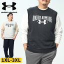 アンダーアーマー USA規格 タンクトップ 大きいサイズ メンズ LOOSE 裏起毛 クルーネック ノースリーブ スポーツ 1XL 2XL 3XL UNDER ARMOUR ライバル フリース