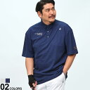 ルコックスポルティフ ポロシャツ メンズ エントリーでさらにポイント+4倍 le coq sportif ルコックスポルティフ le coq GOLF 半袖 ポロシャツ ゴルフ特化型設計 ストレッチ 吸汗速乾 小柄ジャガード トップス 大きいサイズ メンズ 3L 4L 5L ホワイト ネイビー