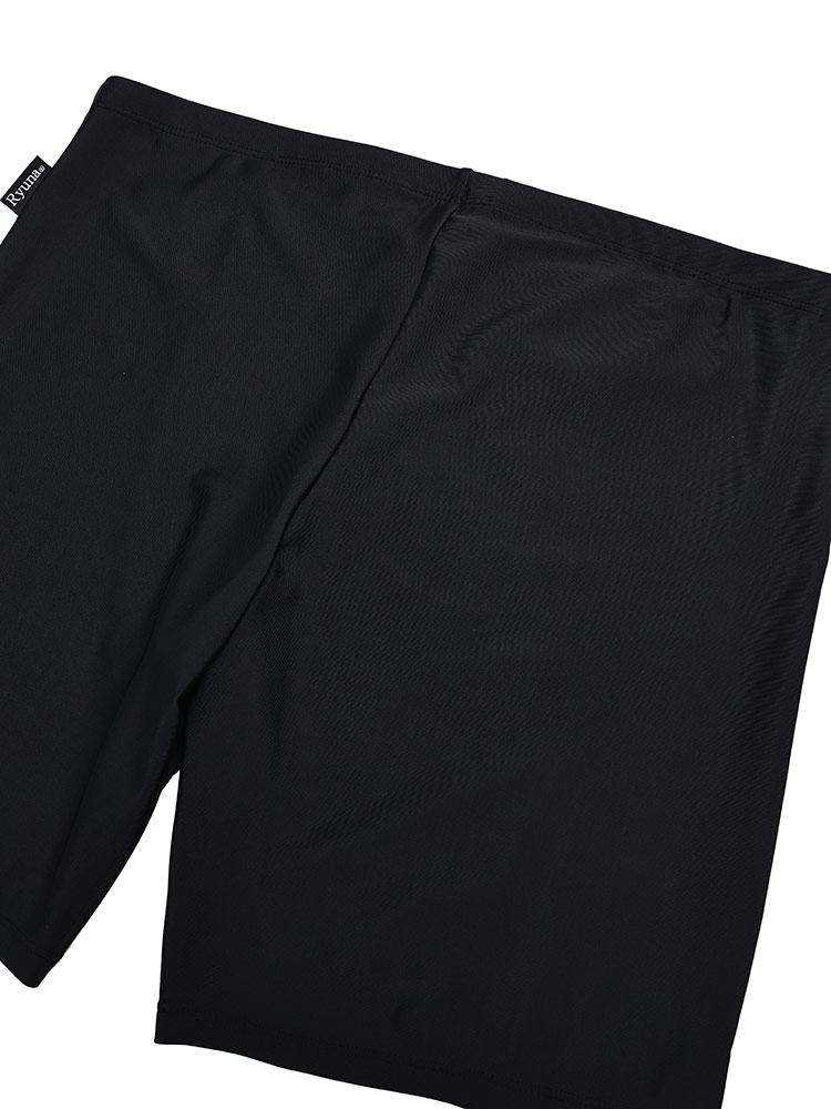 Ryuna リュウナ スイムスパッツ 4L 5L 6L 大きいサイズ メンズ 日本製 3分丈 スイムパンツ 水着 海 プール 夏 黒