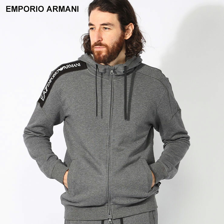 EMPORIO ARMANI EA7 ロゴライン フルジップパーカー 関*送込 楽天市場】EA7 ARMANI(スタイル(パーカー)ダブルジップ