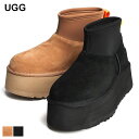 UGG (アグ) ショート ブーツ Classic Mini Dipper UGGL1168170 ブランド レディース シューズ 靴 ムートン 厚底 スエード