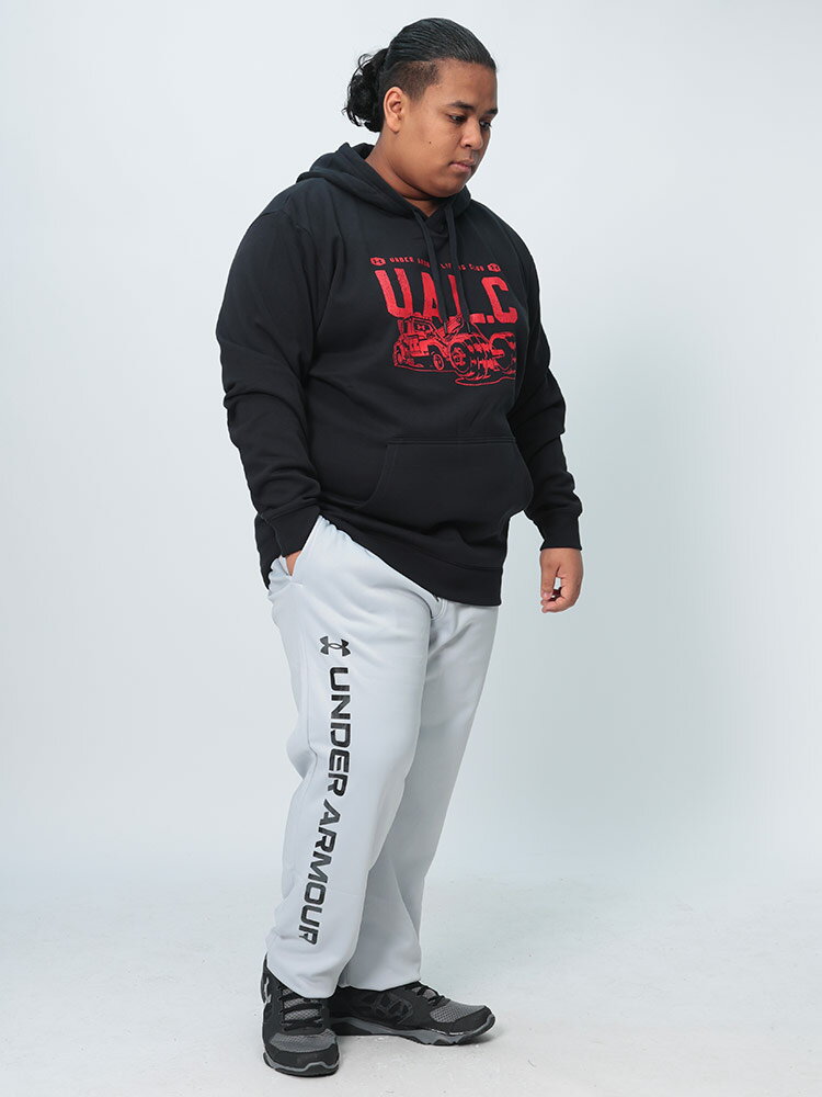 スウェットパンツ 3XL 4XL 5XL UNDER ARMOUR 日本規格 ロゴプリント アーマーフリース ノベルティ ジョガーパンツ アンダーアーマー 大きいサイズ メンズ ボトムス スポーツ 秋冬