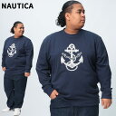 NAUTICA ノーティカ スウェット トレーナー 2XL 大きいサイズ メンズ フロント刺繍 トップス プルオーバー JEANS COMPANY ノーティカジ...
