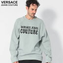 ヴェルサーチェ ジーンズ クチュール VERSACE JEANS COUTURE 裏起毛 ゴシックロゴ クルーネック トレーナー VC77GAIL01 ブランド メンズ 男性 トップス トレーナー 長袖 スウェット 秋 冬(4)