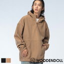 WOODENDOLL (ウッディンドール) コーデュロイ ハーフジップ ポケット付き プルパーカー TOP24AW105 メンズ 男性 トップス パーカー プル...