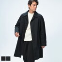 VITTORIO VENETO (ヴィットリオヴェネト) 透湿防水 シングルボタン ステンカラーコート【ビジネスコート M L LL 3L 防風 防水】 SZK...
