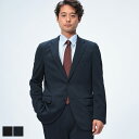 HYBRIDBIZ (ハイブリッドビズ) すごいらく ストレッチ シングル 2ツ釦 ニットジャケット 2383HJ24A705 メンズ ビジネス 紳士 アウター...