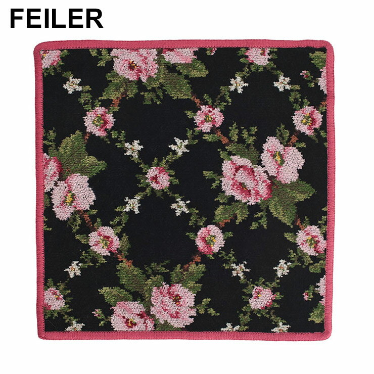 フェイラー FEILER 綿100% フラワー ハンカチ FEILER5 ブランド レディース ハンカチ ハンドタオル ギフト プレゼント