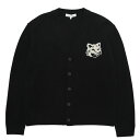 メゾン キツネ Maison Kitsune インターシャ編み フォックスヘッド Vネック ニットカーディガン KNNM00508KM032 ブランド メンズ ...