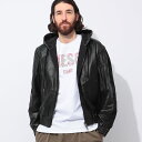 ディーゼル DIESEL デニム レザーコンビネーション ジップ ブルゾン l-ochs DSA160720QLAI ブランド メンズ アウター ブルゾン デニ...