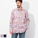 エトロ ETRO 綿100% ペイズリー柄 長袖 シャツ ETMRIB0001SA5F2 ブランド メンズ 男性 トップス シャツ プリント 総柄 柄シャツ コ...