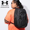 UNDER ARMOUR アンダーアーマー バックパック 日本規格 大きいサイズ メンズ UAハッスル6.0 プロ メンズ レディース バッグ 鞄 リュック スポーツ - ブラック