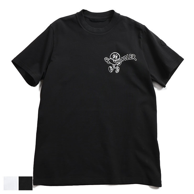 モンクレール MONCLER ワッペンマン クルーネック 半袖 Tシャツ MC8C0005083927 ブランド メンズ 男性 トップス Tシャツ プリント コ...