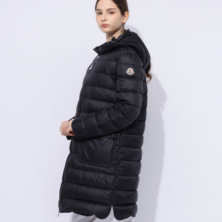 モンクレール MONCLER ウエストベルト フルジップ ダウンコート MCLSEDAN5 ブランド レディース アウター コート ダウン ブルゾン ロング フード