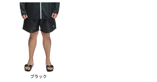 GERRY ジェリー 水着 ショートパンツ 大きいサイズ メンズ 総柄 メッシュインナー スイムショーツ ボトムス スイムパンツ 3L 4L 5L 6L 7L 8L 9L相当 ブラック