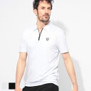 エンポリオアルマーニ EMPORIO ARMANI 胸ロゴ ハーフジップ 半袖 ポロシャツ EA78NPF13PJRGZ ブランド メンズ 男性 トップス ポロ...