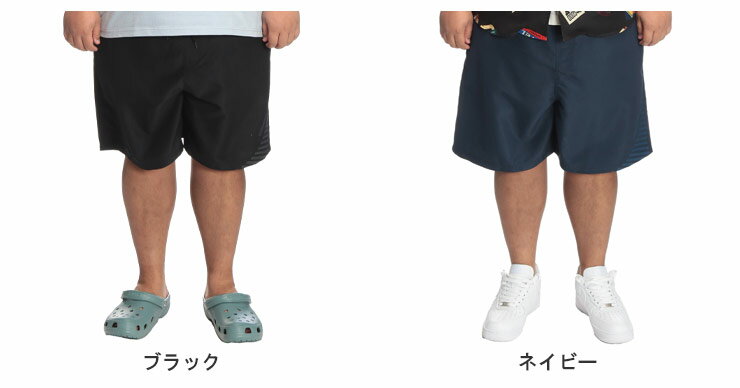 CONVERSE コンバース サーフパンツ 大きいサイズ メンズ 裾ラインプリント メッシュインナー ボトムス スイムパンツ ショーツ 水着 レジャー 春 夏 3L 4L 5L 6L 7L 8L 9L 相当 ブラック ネイビー