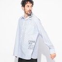 エムエムシックス メゾン マルジェラ MM6 Maison Margiela ロゴ ストライプ 長袖 シャツ MM6DT0014M35251 ブランド メンズ ...