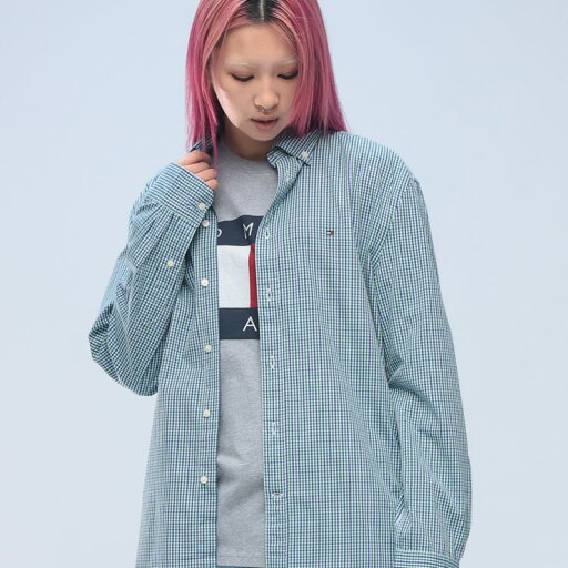 TOMMY HILFIGER (トミーヒルフィガー) 綿100% ギンガムチェック レギュラーフィット ボタンダウン 長袖 シャツ MW0MW37548 メンズ 男性 トップス シャツ 長袖シャツ 羽織り インナー アメトラ TOMMY HILFIGER (トミーヒルフィガー) 綿100% ギンガムチェック レギュラーフィット ボタンダウン 長袖 シャツ MW0MW37548 メンズ 男性 トップス シャツ 長袖シャツ 羽織り インナー アメトラ