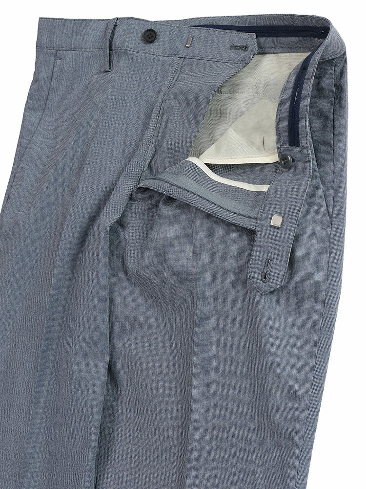 SAKAZEN (サカゼン) ビジカジ スーパーストレッチ ノータック ピンヘッド スラックス 860625S6949 メンズ ビジネス 紳士 ボトムス スラックス パンツ ロングパンツ ストレッチ 楽