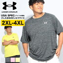 半袖Tシャツ LOOSE ワンポイント クルーネック 2XL 3XL 4XL USA規格 Tech Textured SS 大きいサイズ メンズ トップス Tシ...