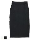 ARMANI EXCHANGE (アルマーニ エクスチェンジ ) ロゴジャガード柄 タイト ニットスカート AEL8NYN9AYMH6Z ブランド レディース ボトムス スカート タイトスカート ニット ミモレ丈