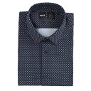 ヒューゴボス HUGO BOSS ストレッチ ミニドット 半袖 ドレスシャツ HB50539369 ブランド メンズ 男性 トップス シャツ ワイシャツ フォー...