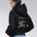 バーバリー BURBERRY クロスステッチロゴ プルオーバー パーカー BBL8110966 ブランド レディース トップス パーカー フード スウェット 裏毛 長袖 シンプル