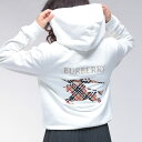 バーバリー BURBERRY クロスステッチロゴ プルオーバー パーカー BBL8110965 ブランド レディース トップス パーカー フード スウェット 裏毛 長袖 シンプル