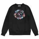ヴェルサーチェ ジーンズ クチュール VERSACE JEANS COUTURE Vエンブレム BUTTERFRY クルーネック スウェットシャツ VCL79H...