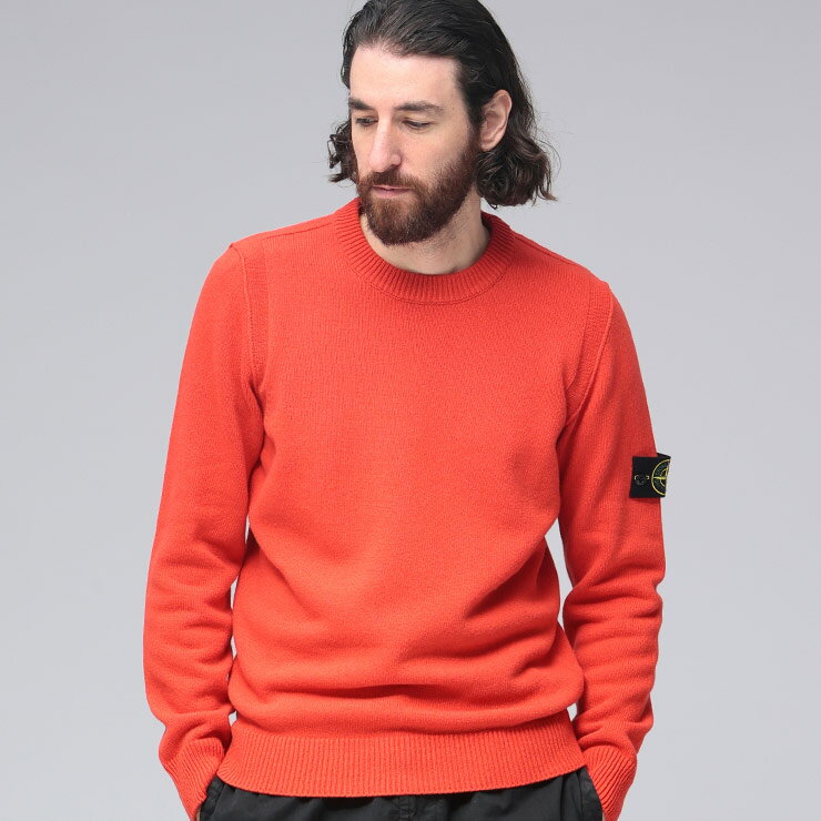 ストーンアイランド STONE ISLAND 袖ロゴ クルーネック ニット セーター SI5100072S00A3 ブランド メンズ 男性 トップス ニット セ...