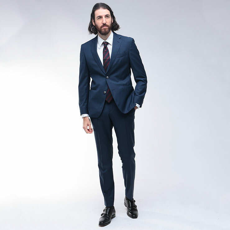 ヒューゴボス HUGO BOSS シングル ノータック スーツ SLIMFIT TESSE HBHG10272915P ブランド メンズ 男性 スーツ ビジネス フォーマル ウール